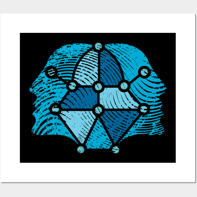 Artificial Intelligence Symbol Wall Art by jazzworldquest